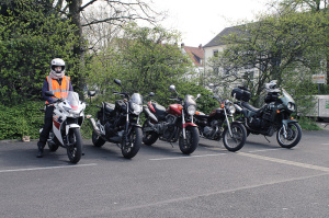 Unsere Motorräder der Fahrschule Beinke Osnabrück